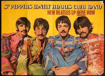 1967 Sgt Pepper UK Store Poster
